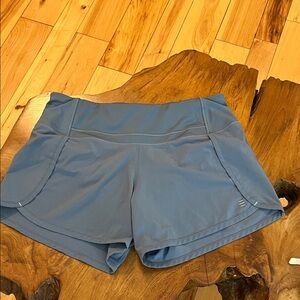 Stylish Blue Women's Athletic Shorts